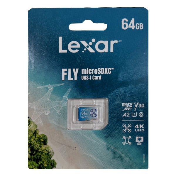 Lexar Fly MicroSD UHS-I CARD 64GB U3 V30 4K Lexar Fly MicroSD UHS-I CARD 64GB U3 V30 4K